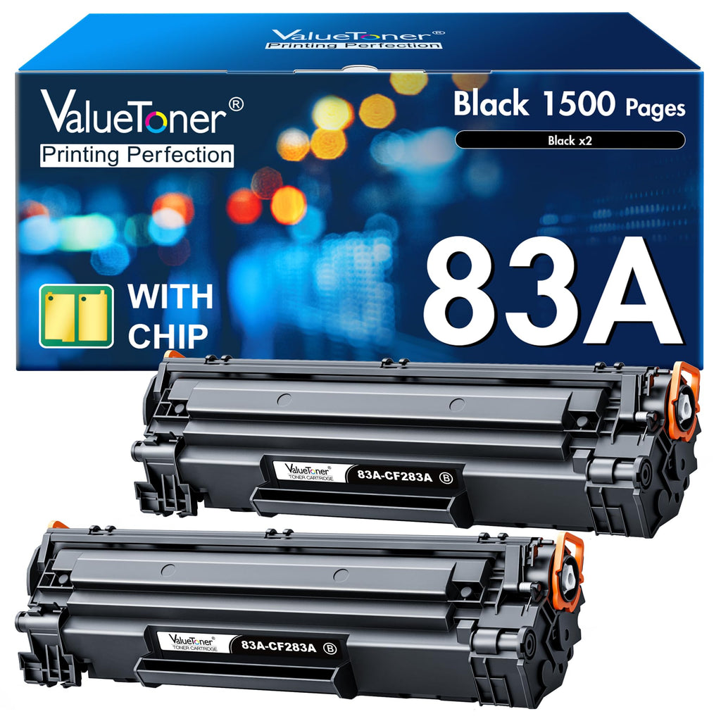 83A Toner Cartridge Black Replacement for HP 83A CF283A 2-Black