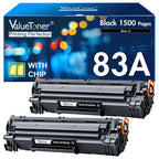 83A Toner Cartridge Black Replacement for HP 83A CF283A 2-Black