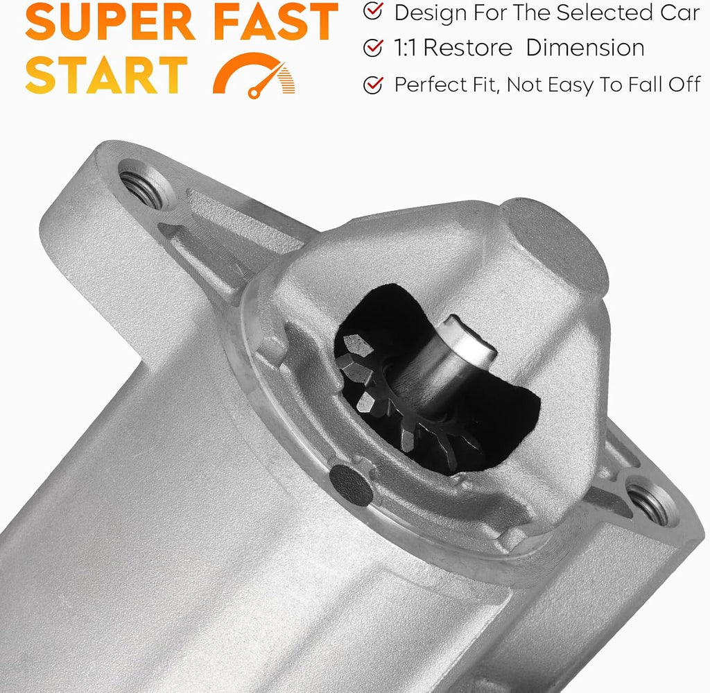 Starter Compatible with Jeep Liberty 3.7L 3.7 V6 2003-2005 M0T92081, M0T92082, M0T92081ZC, M1T86884, 56041641AD, SMT0207, 410-48095, 17882, 113642