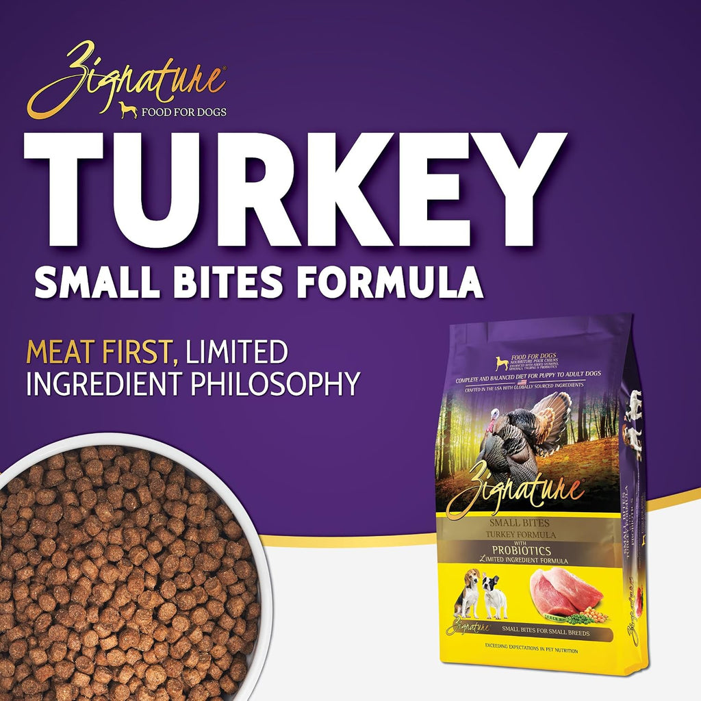 Turkey Limited Ingredient Formula Small Bites Dry Dog Food 4lb