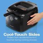 8 Cup Electric Deep Fryer with Basket For Home Use