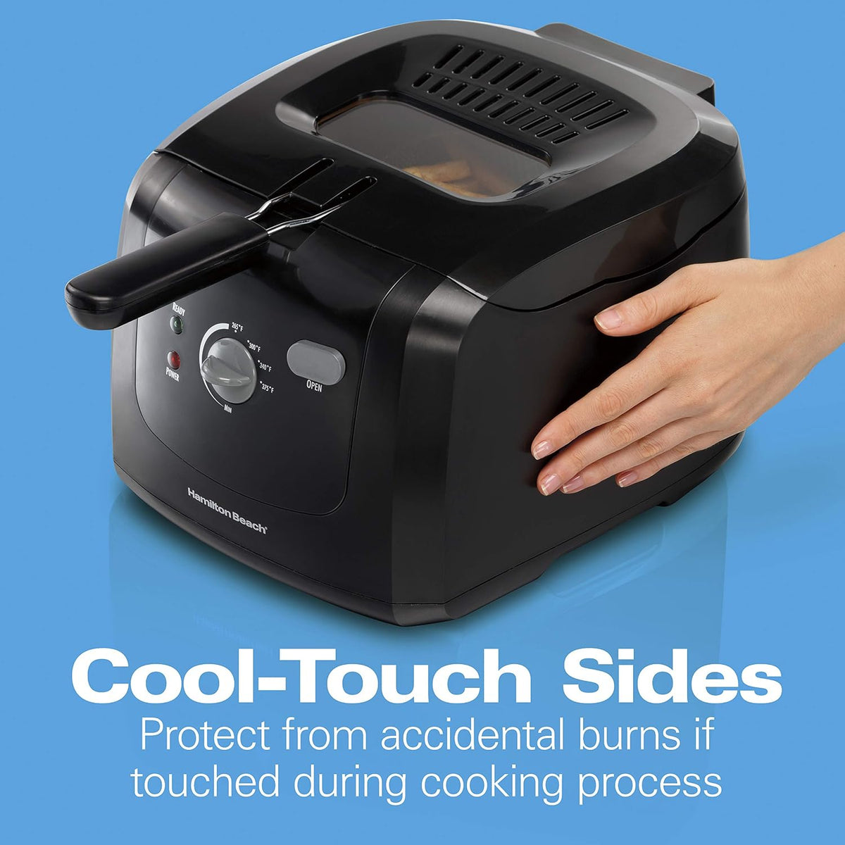 8 Cup Electric Deep Fryer with Basket For Home Use