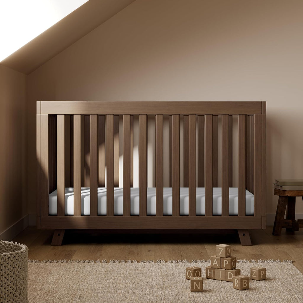 Beckett 3-in-1 Convertible Crib – GREENGUARD Gold Certified, Fits Standard Crib Mattress, Converts to Toddler Bed and