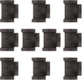3/4" Malleable Cast Iron Pipe Tees 10 PACK