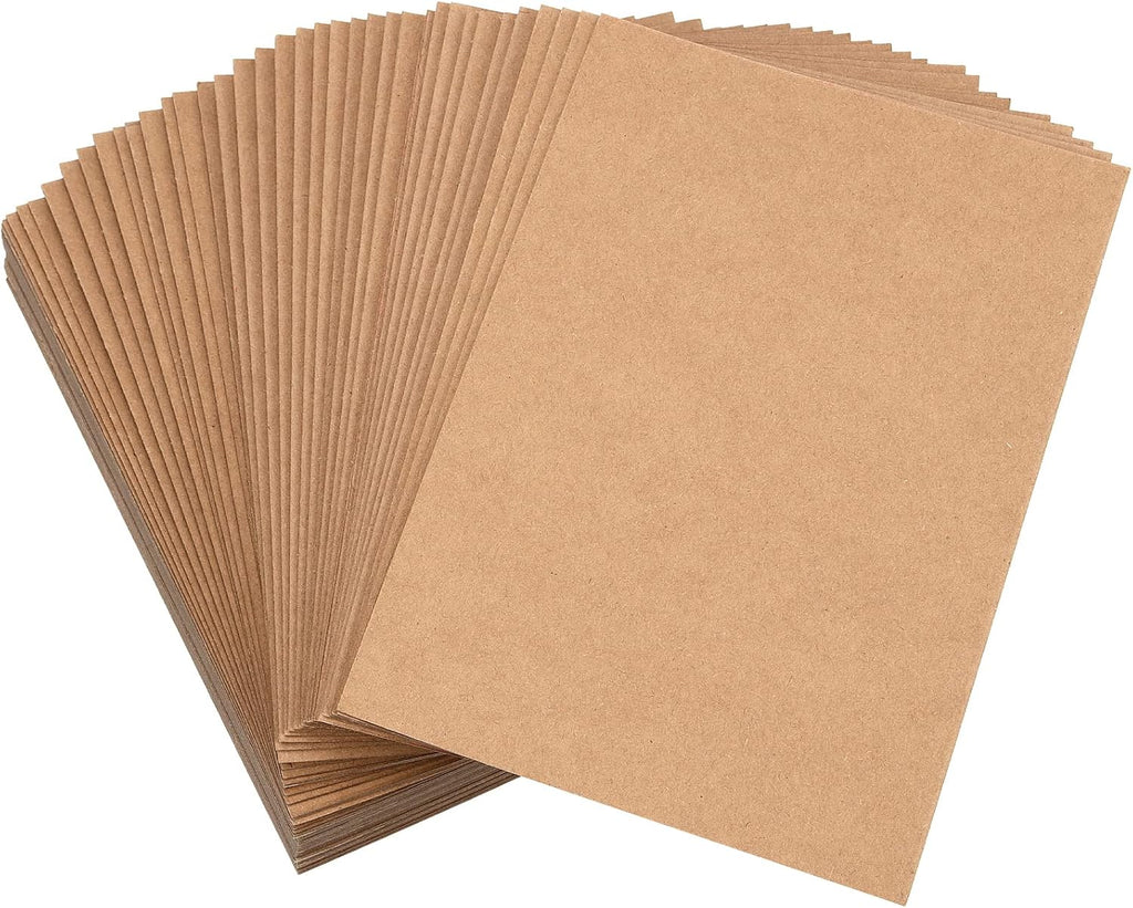 200 Sheets Chipboard 5 x 7 Inch, 40pt (Point) Medium Weight Chipboard .04 Caliper Thickness for Crafts, Scrapbooking