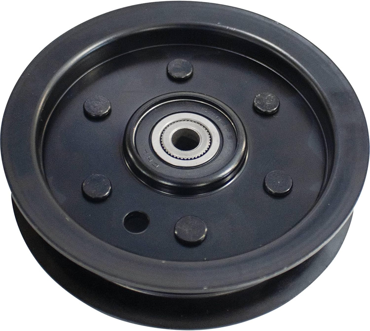 Stens 280-808 Flat Idler Compatible with/Replacement for Ariens Edge and Ikon XD, Gravely ZT X and ZT XL 07350100, 7350100 1 1/8" Height, 4 7/8" OD, Metal Material