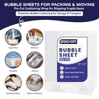 Bubble Cushion Sheets 12x12 – 225 Pack Pre-Cut Bubble Cushioning Sheets for Shipping Fragile Items – Protective