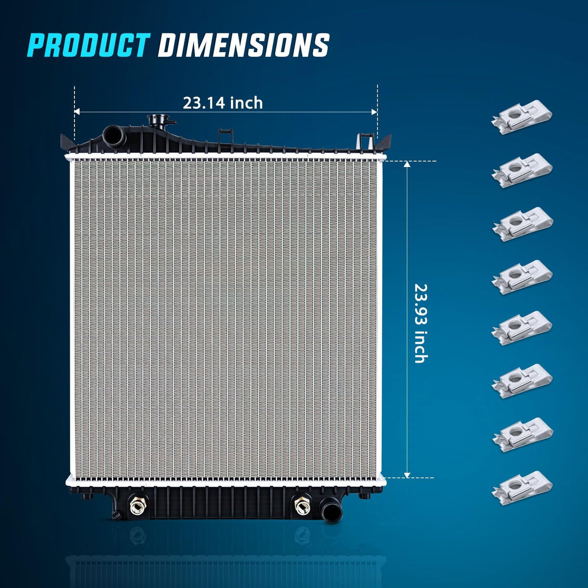 Nilight Radiator for Ford Explorer V6 V8 4.0L 2006
