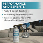 Polar Metallic Multi-Surface Spray Paint - Silver - 400ml (Pack of 2)
