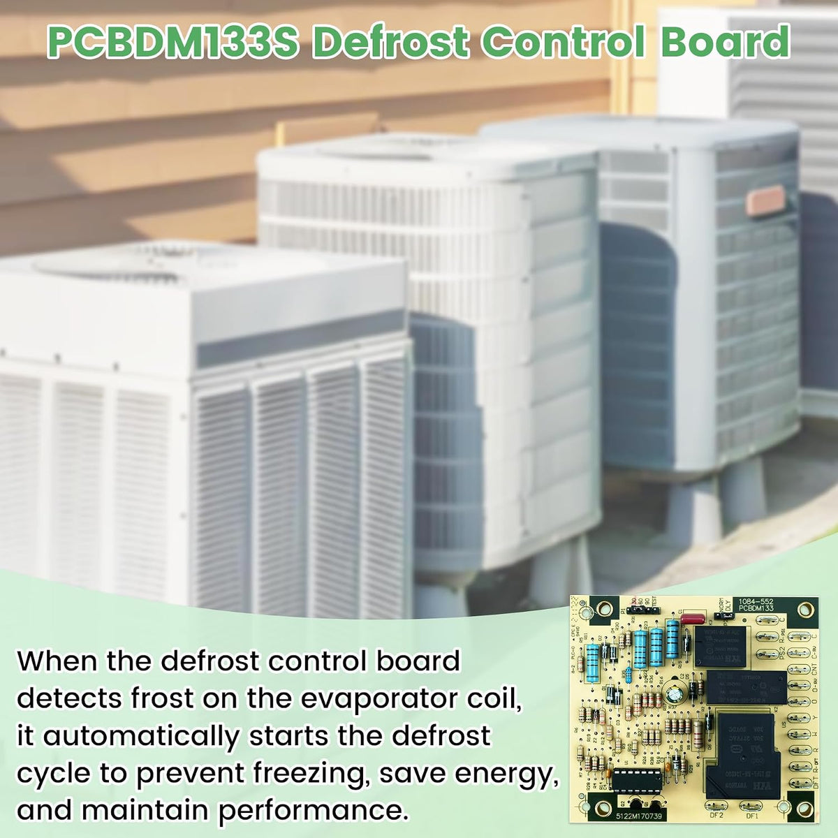 PCBDM133S Defrost Control Board 1084-552 PCBDM133 for Goodman and Amana