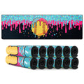 12 Counts Black Softball Ice Cream Drip Cooling Towels 40"x12"