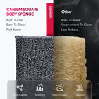 Exfoliating Body Scrubber, Large Bath and Body Scrub Buffer, Dual Texture Body Exfoliator for Remove Dead Skin, Soft