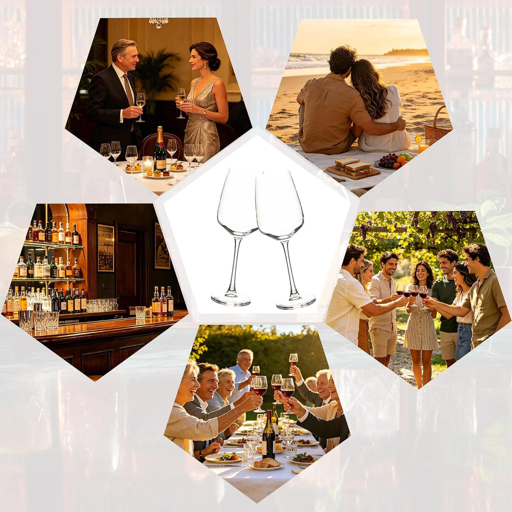15oz Large Capacity Red Wine Glasses Set of 12