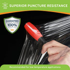 PSBM Blown Hand Stretch Wrap/Shrink Film 18" x 1500 feet 90 Gauge 4 Rolls