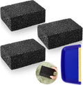 3 Pcs Sweater Pill Remover Defuzzer, Lint Fuzz Stone, Black | Pumice Block Removes Pilling from Knitwear Wool