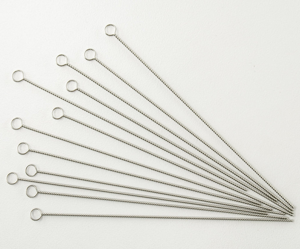 604-12 4mm x 100mm Reusable Inoculating Loops, Nichrome A (12 Pack)