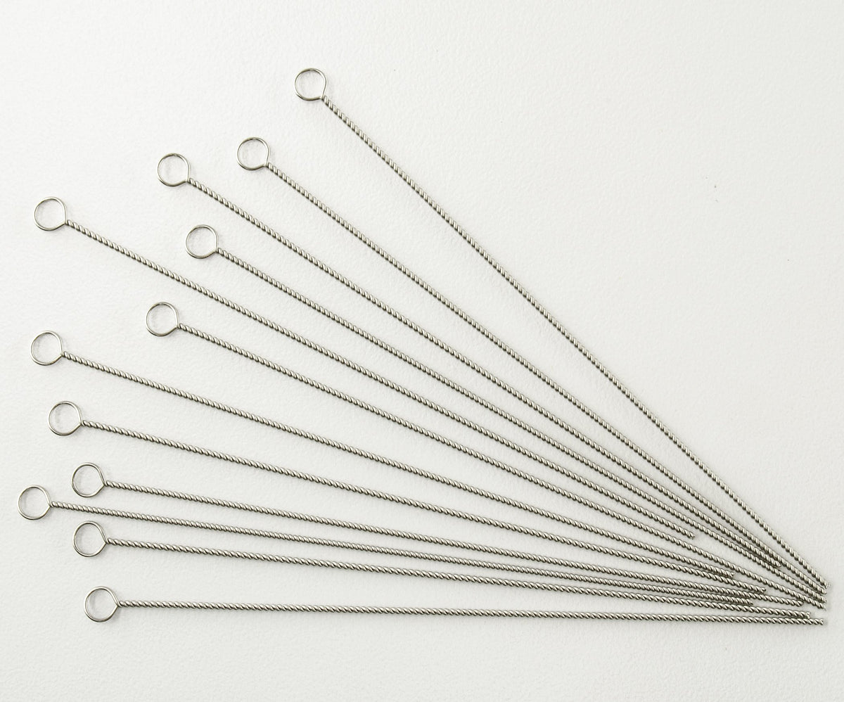 604-12 4mm x 100mm Reusable Inoculating Loops, Nichrome A (12 Pack)