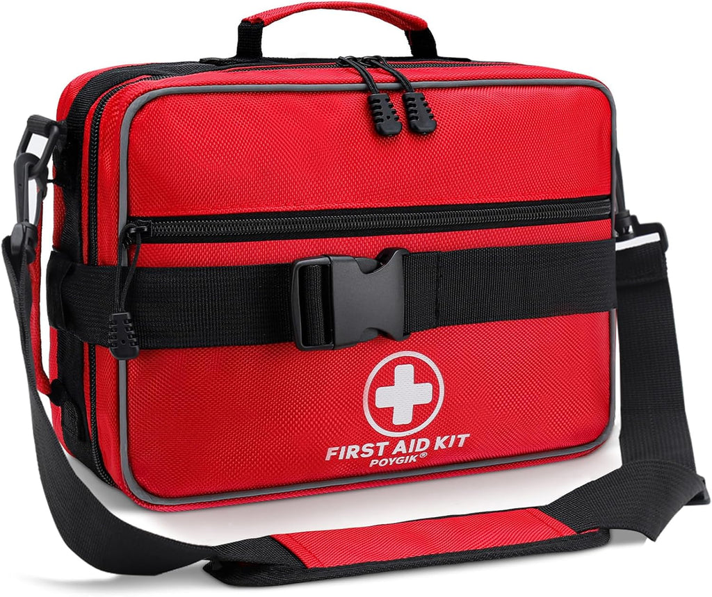 Premium 420 Piece Large First Aid Kit for Home, Car, Travel, Camping, Truck, Hiking, Sports, Office, Vehicle &