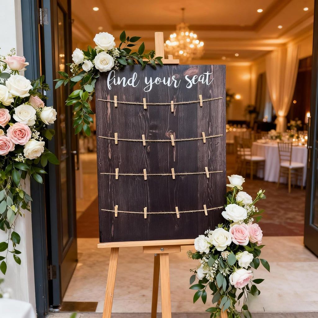 Find Your seat Wedding Seating Chart Board,Wedding Signs Wood,Wood Wedding Sign,find Your seat, Blank Seating Chart