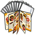 Transparent Restaurant Menu Covers 8.5 x 11 | Restaurant Recipe Menu Covers Transparent Restaurant Menu Covers for
