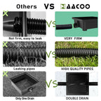 Gutter Downspout Extensions, 12 x 12in Catch Basin