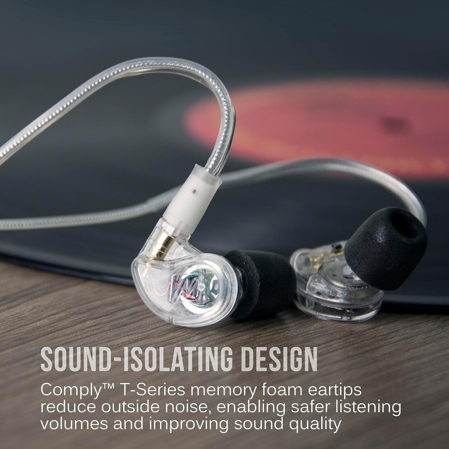M6 PRO In Ear Monitor Headphones for Musicians, 2nd Gen Model With Upgraded Sound, Memory Wire Earhooks & Replaceable