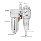 NANPU 1/2" NPT High Pressure Air Filter/Regulator Combo, T-Handle