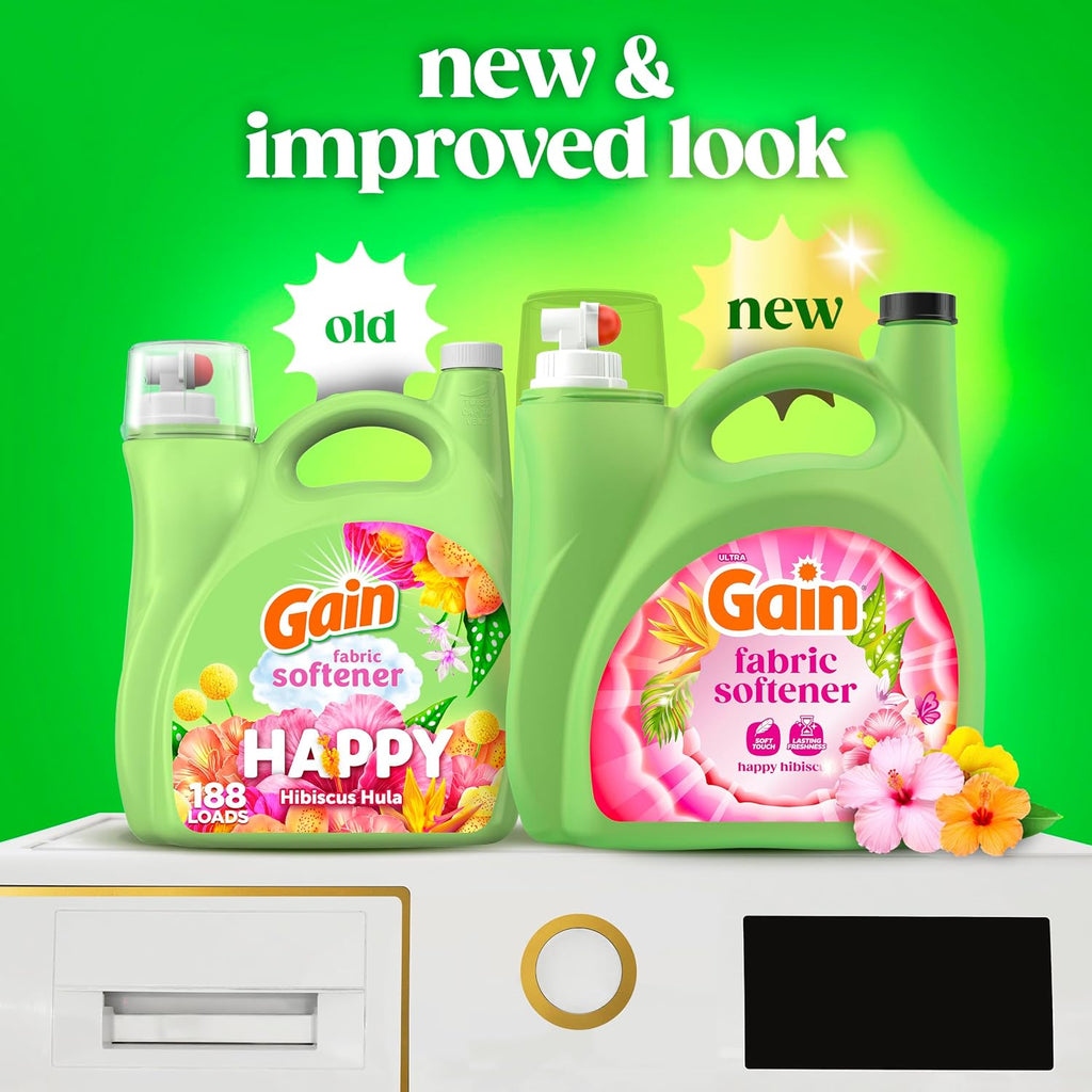 Liquid Laundry Fabric Softener, Laundry Conditioner, Long Lasting Scent, Softens, Freshness, Helps with Static &