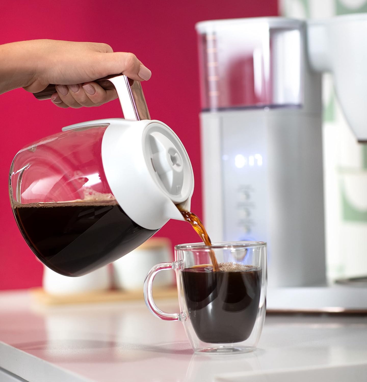 Specialty Drip Coffee Maker | 10-Cup Glass Carafe | WiFi Enabled Voice-to-Brew Technology | Smart Home Kitchen