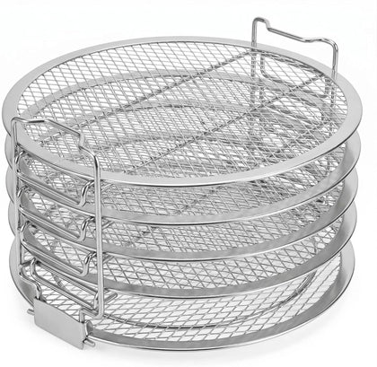 Dehydrator Rack Stainless Steel Stand Accessories Compatible with Ninja Foodi Pressure Cooker and Air Fryer 6.5 and 8