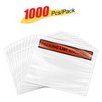 8NET 1000 Counts Packing List Envelopes 5.5’’ x 10’’, Clear Self-Adhesive, Packing Slips Invoice Mailing Packing