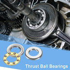 uxcell 10Pcs F6-11M Thrust Ball Bearings 6mm Bore 11mm OD 4.5mm Thick