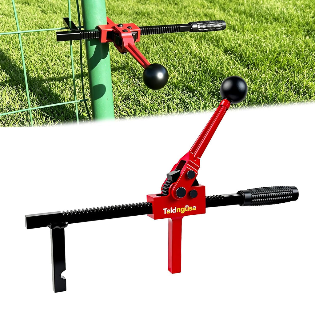 Fence Stretcher Tool - 9" Ratchet, Alloy Steel, One-Person Use