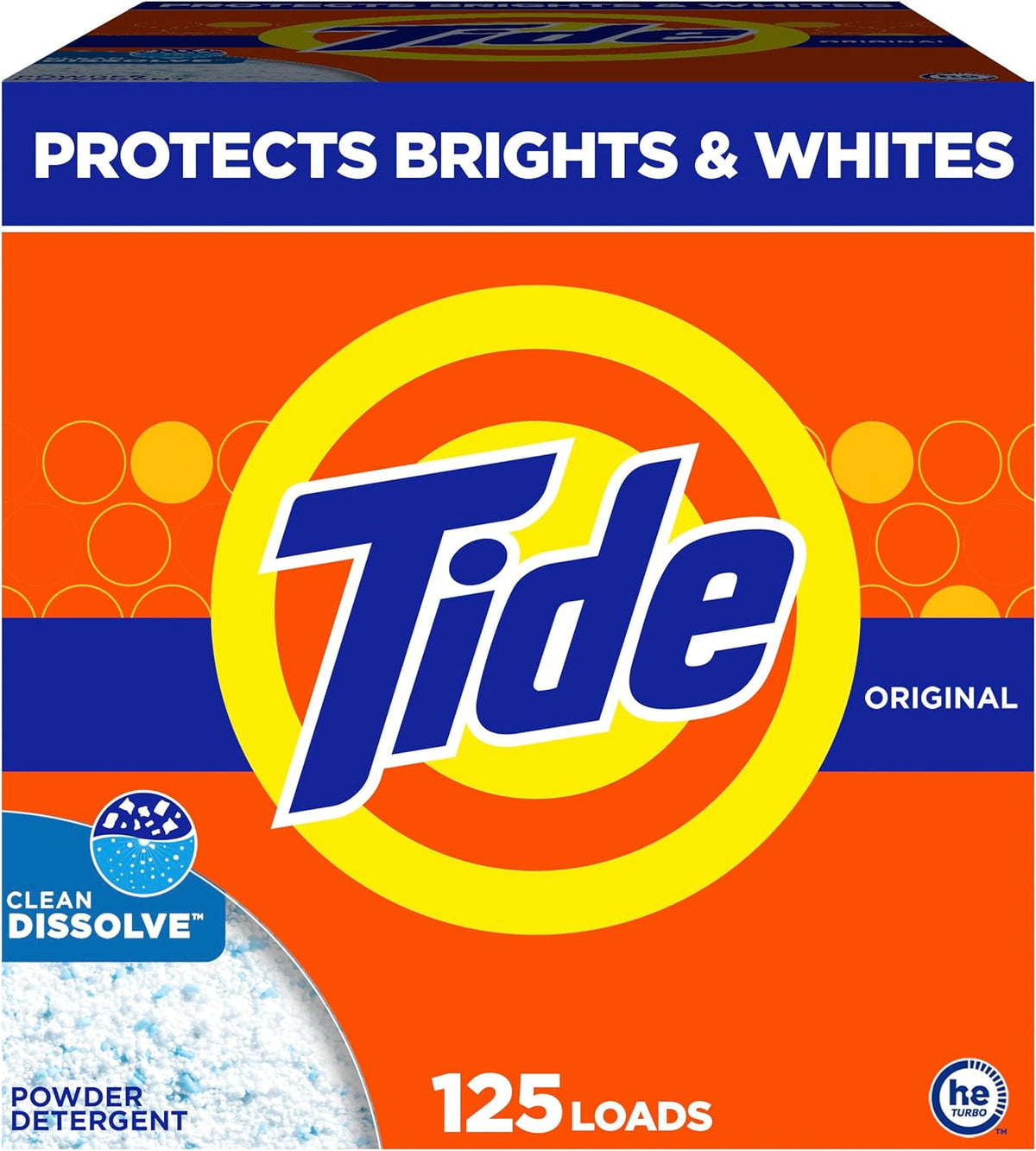 Powder Laundry Detergent, Original Scent, 125 Loads, 143 oz