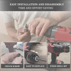 Keyless Drill Chuck for Milwaukee M18, 1.5-13mm Clamping Capacity
