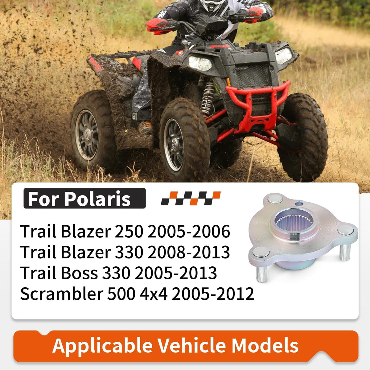Rear Axle Sprocket Hub Collar For Polaris Trail Blazer Boss 250 330