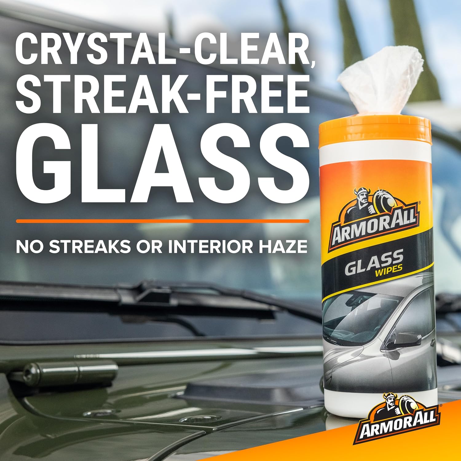Car Wash and Car Cleaner Kit by Armor All, Includes Glass Wipes, Car Wash & Wax Concentrate, Protectant Spray and