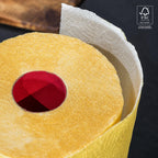 Yellow Colored Paper Towel Jumbo Rolls 2-Ply-120 Sheets