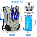 Lightweight Hydration Backpack, Running Backpack with 2L Water Bladder