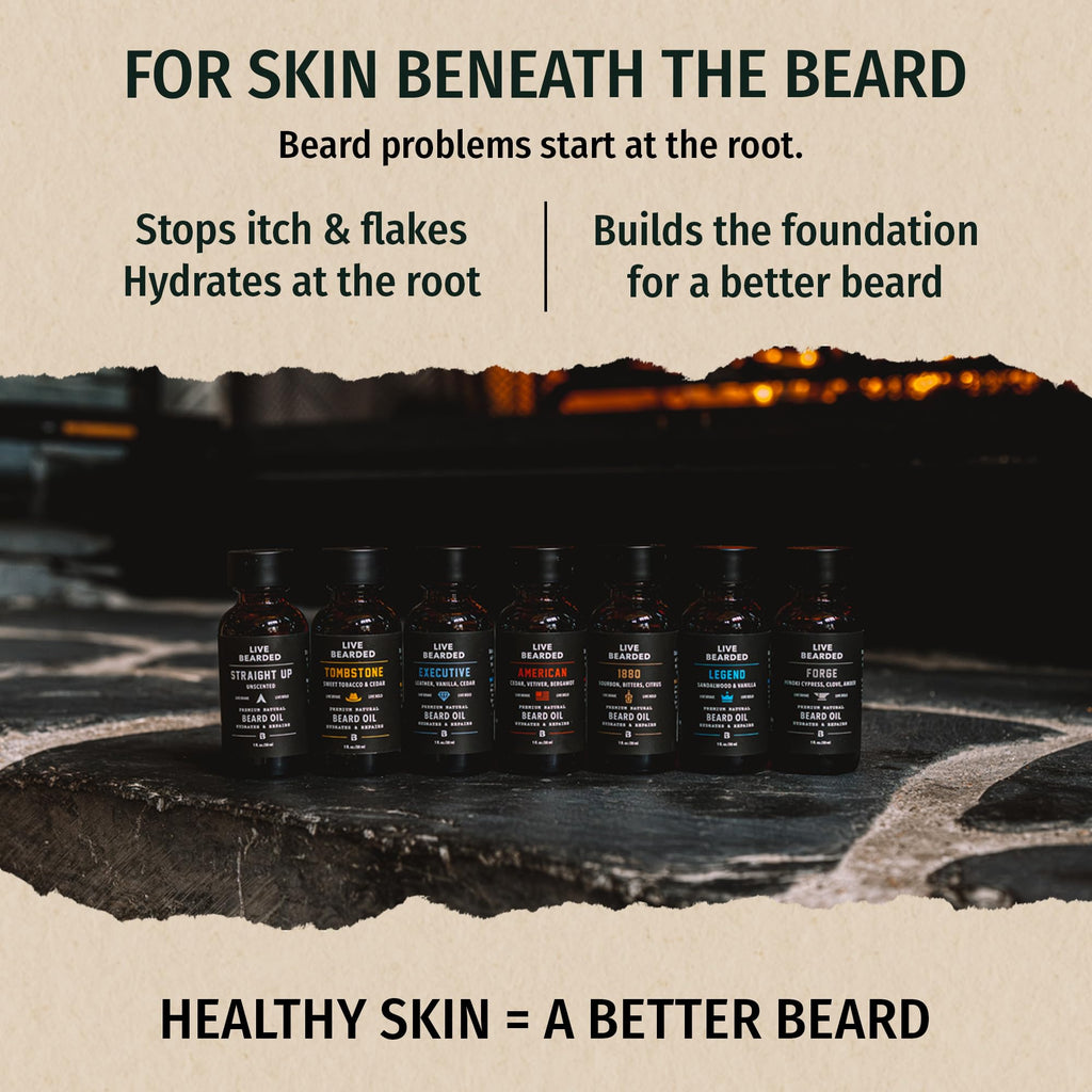 Beard Oil, American Scent, Cedar, Vetiver, 1 fl oz