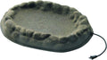 Heated Bird Bath, Four Seasons Outdoor Decor Shallow Bath Tray for Birds - Backyard & Garden Birdbath with Sand