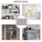 225 Pieces Dowel Pins Stainless Steel Shelf Support Pegs Pin Rod Fasten Elements Assortment Kit - Size Include M2 M3 M4