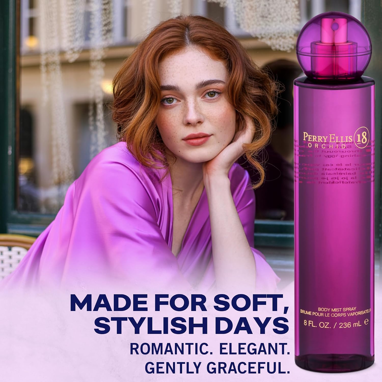18 Orchid Body Spray for Women Long Lasting, 8 Fl Oz (200 mL) | Floral & Vanilla Body Mist, Perfumes for Women, EDT