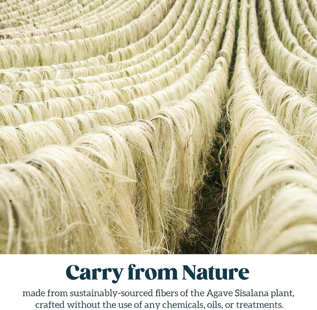 Natural Sisal Rope for Cat Scratcher - 1/4 Inch by 50 Feet, Cat Tree Rope Twine for Scratching Post Replacement