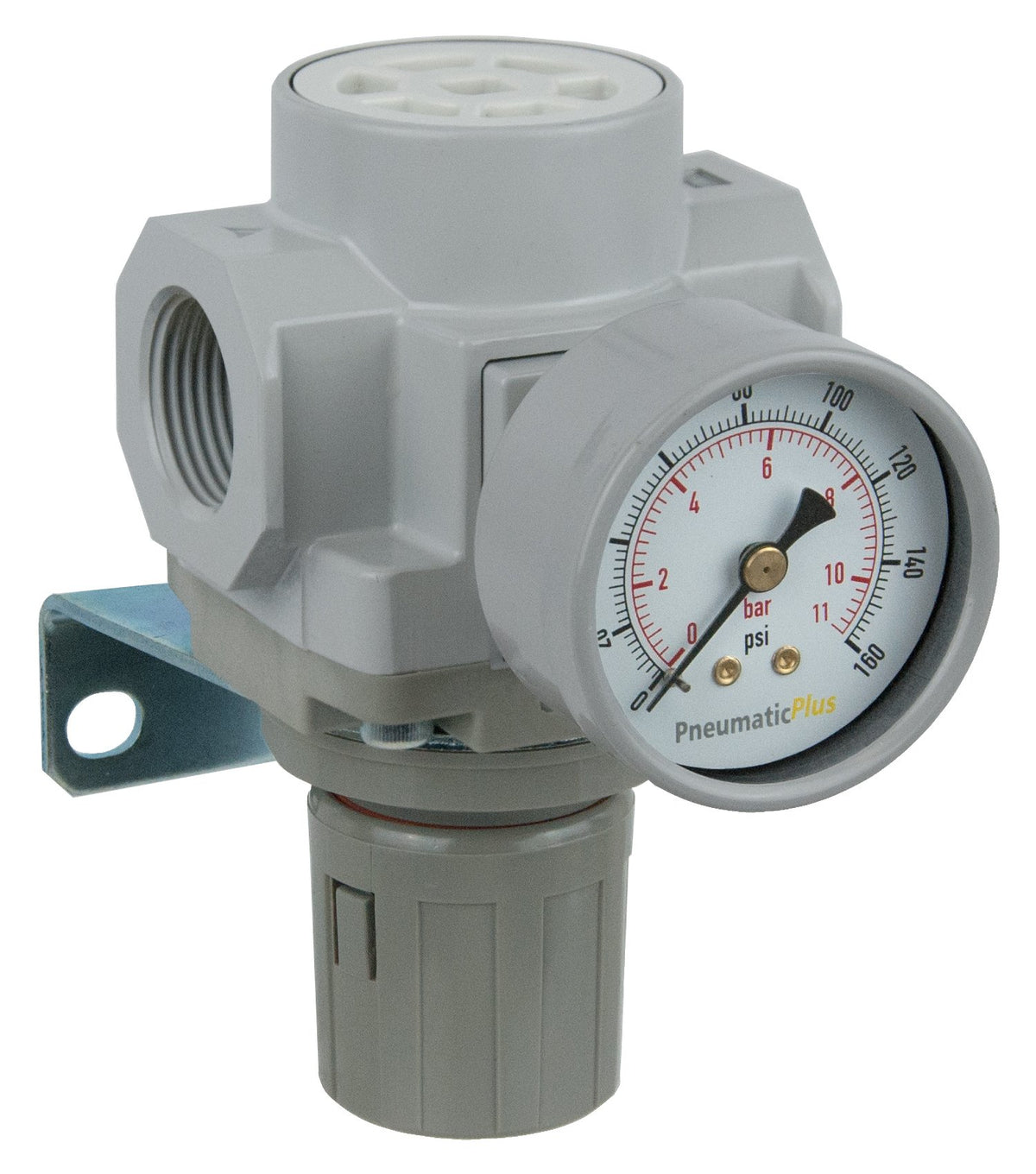 PneumaticPlus SAR400-N06BG Compressed Air Pressure Regulator, 3/4" NPT