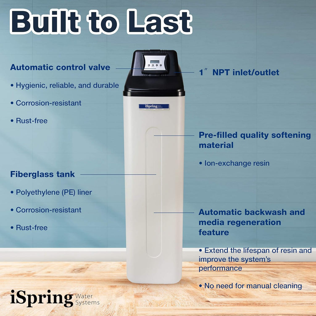 WCS45KG 45,000 Grains Whole House Water Softener, One-Tank Design