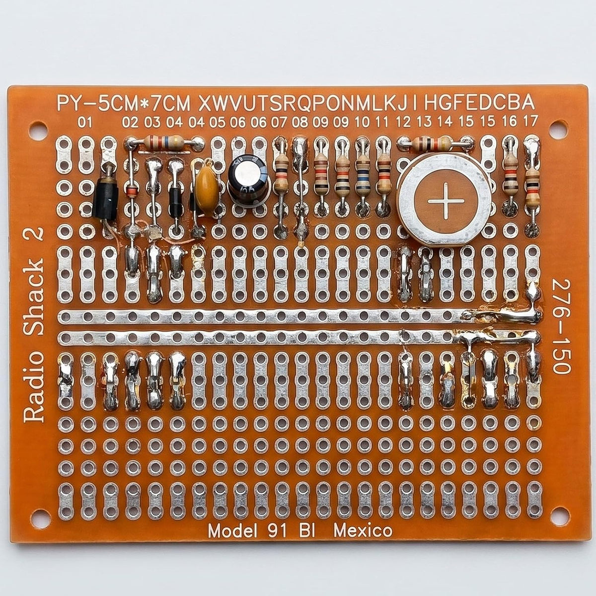15PCS PCB Board Prototype Perf Boards, 5x7cm 1-2-3 Circuit Board for DIY Soldering Electronic Projects and Electronic Experiment