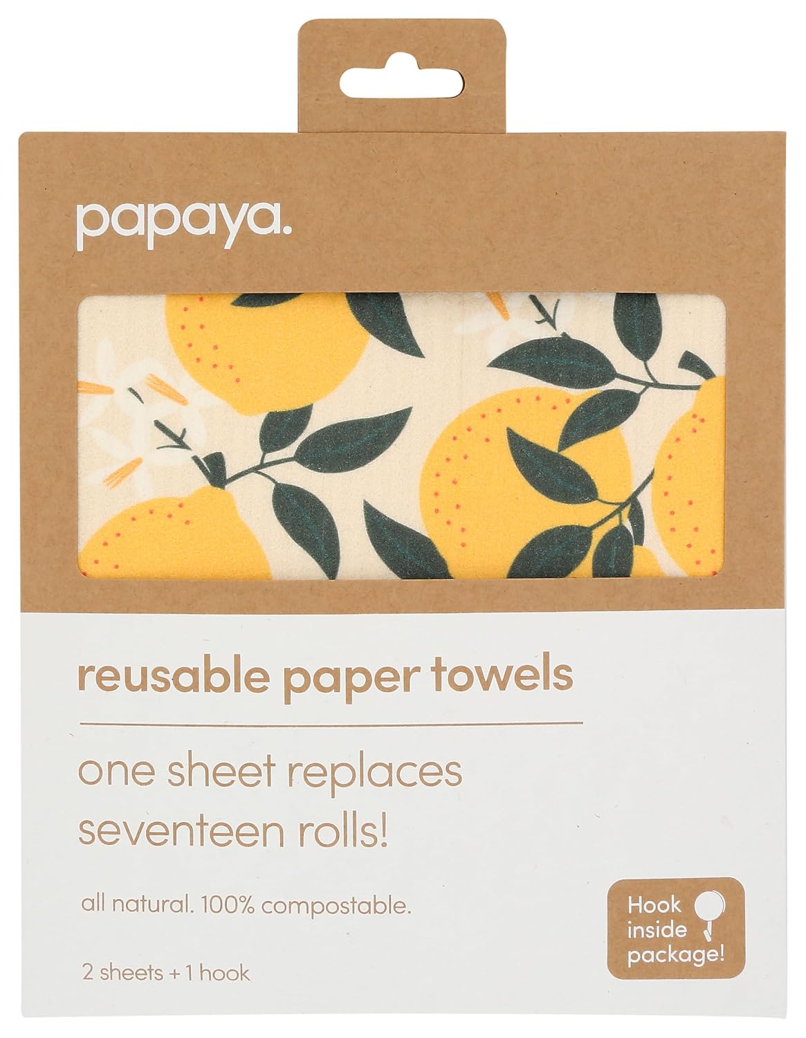 ., Squeeze The Day Reusable Paper Towel, 2 Count