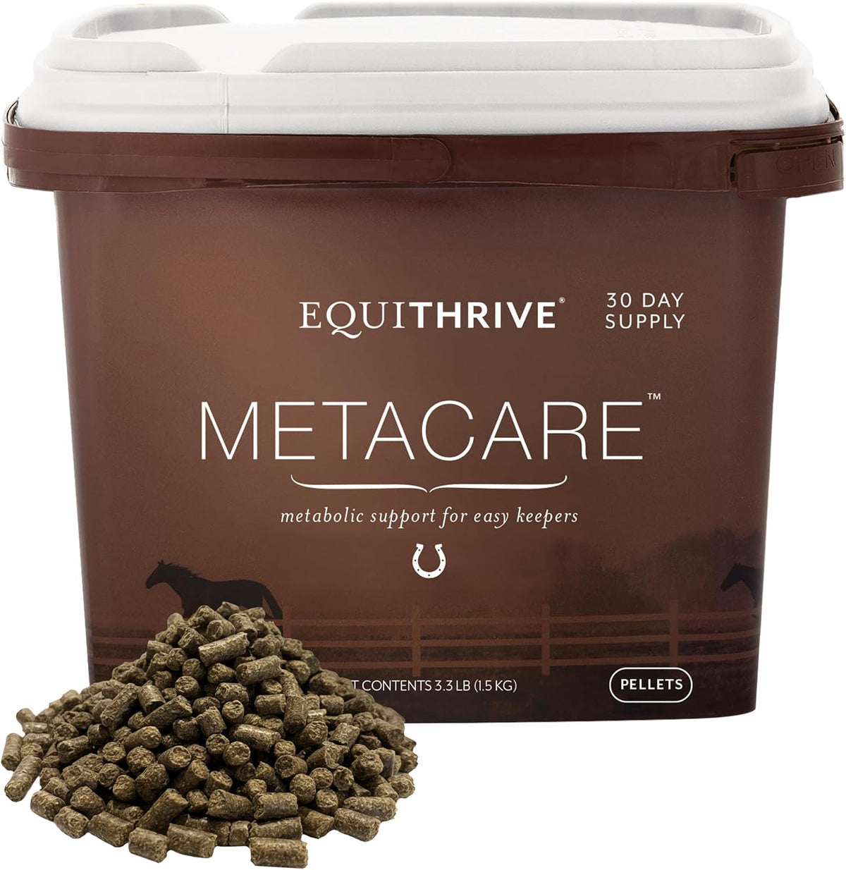 MetaCare Pellets Horse Supplement, 3.3 lbs, 30 Day Supply