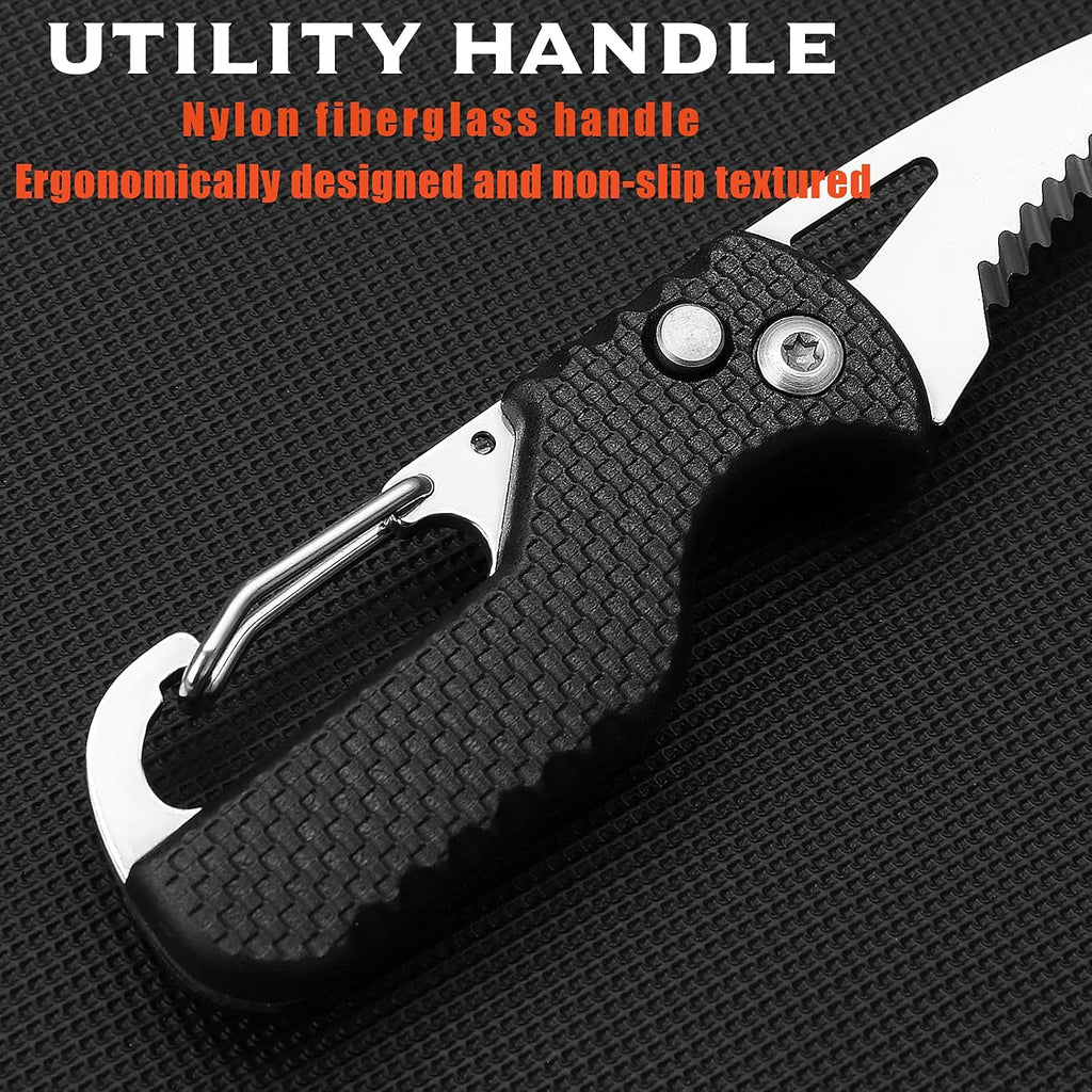 Safety Box Cutter, EDC Package Opener with Hook Blade